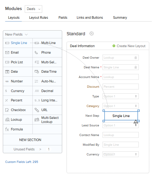 Zoho CRM customization