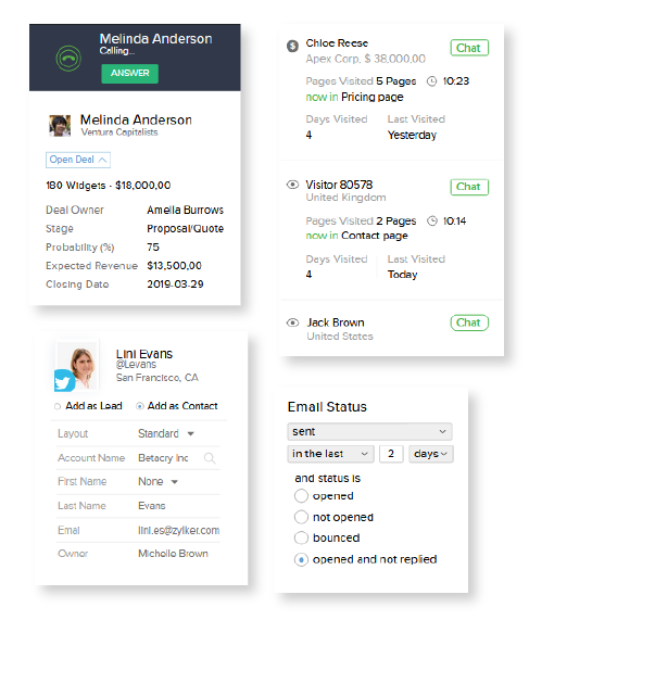 Zoho CRM multichannel