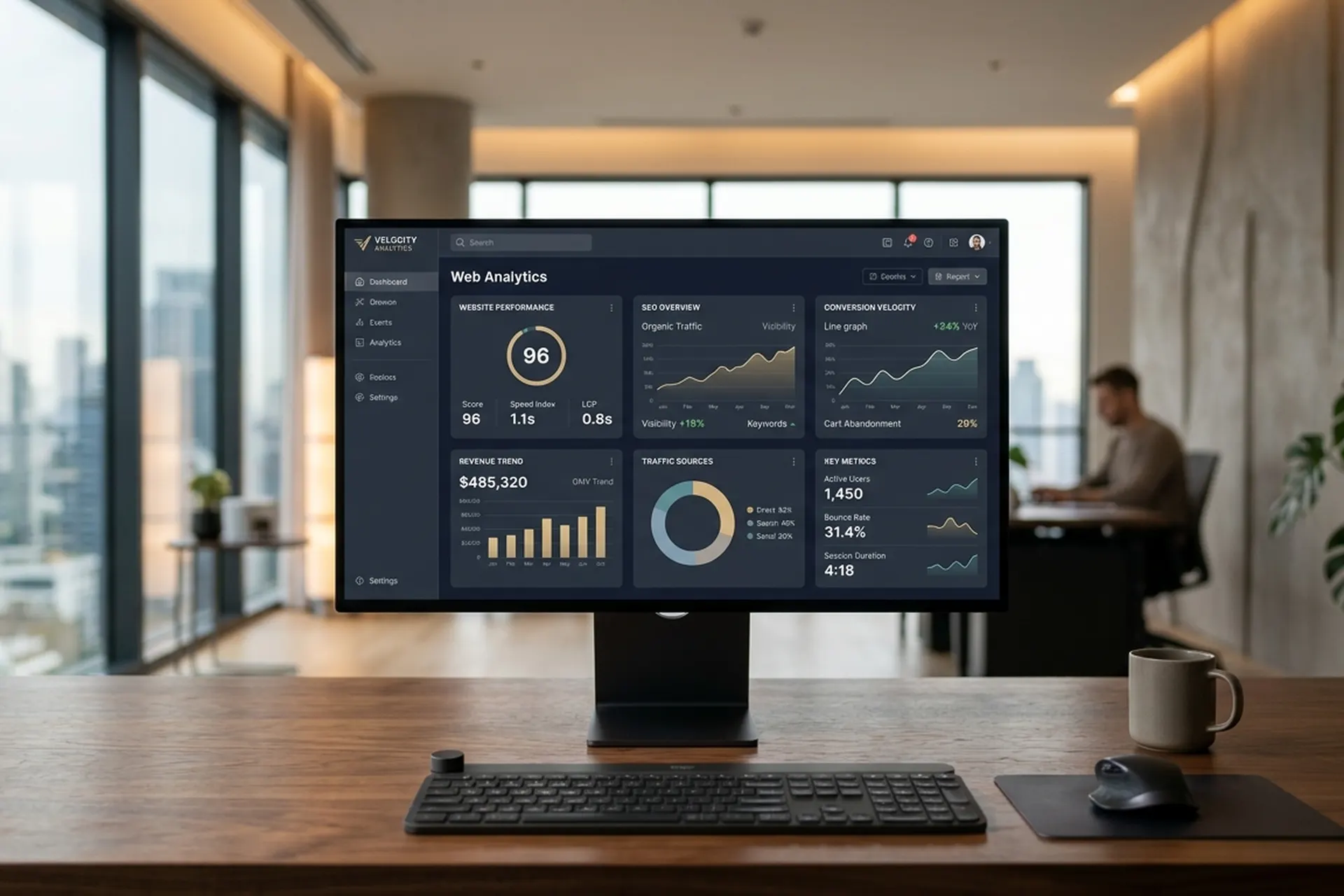Lumen Digital Solutions Web Analytics and Performance Dashboard